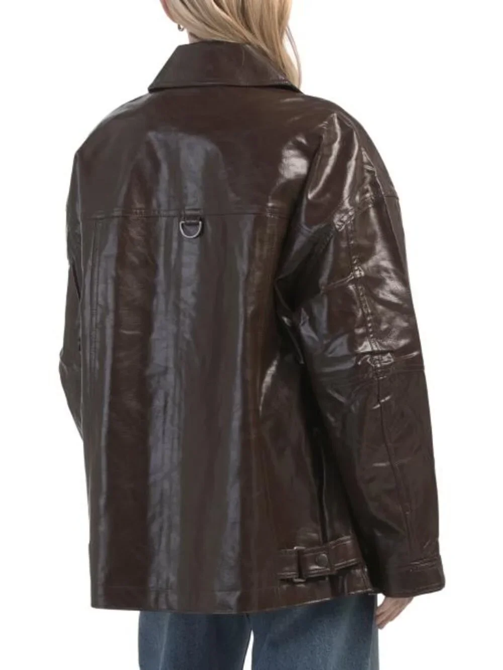FREE PEOPLE Sloane Faux Leather Jacket